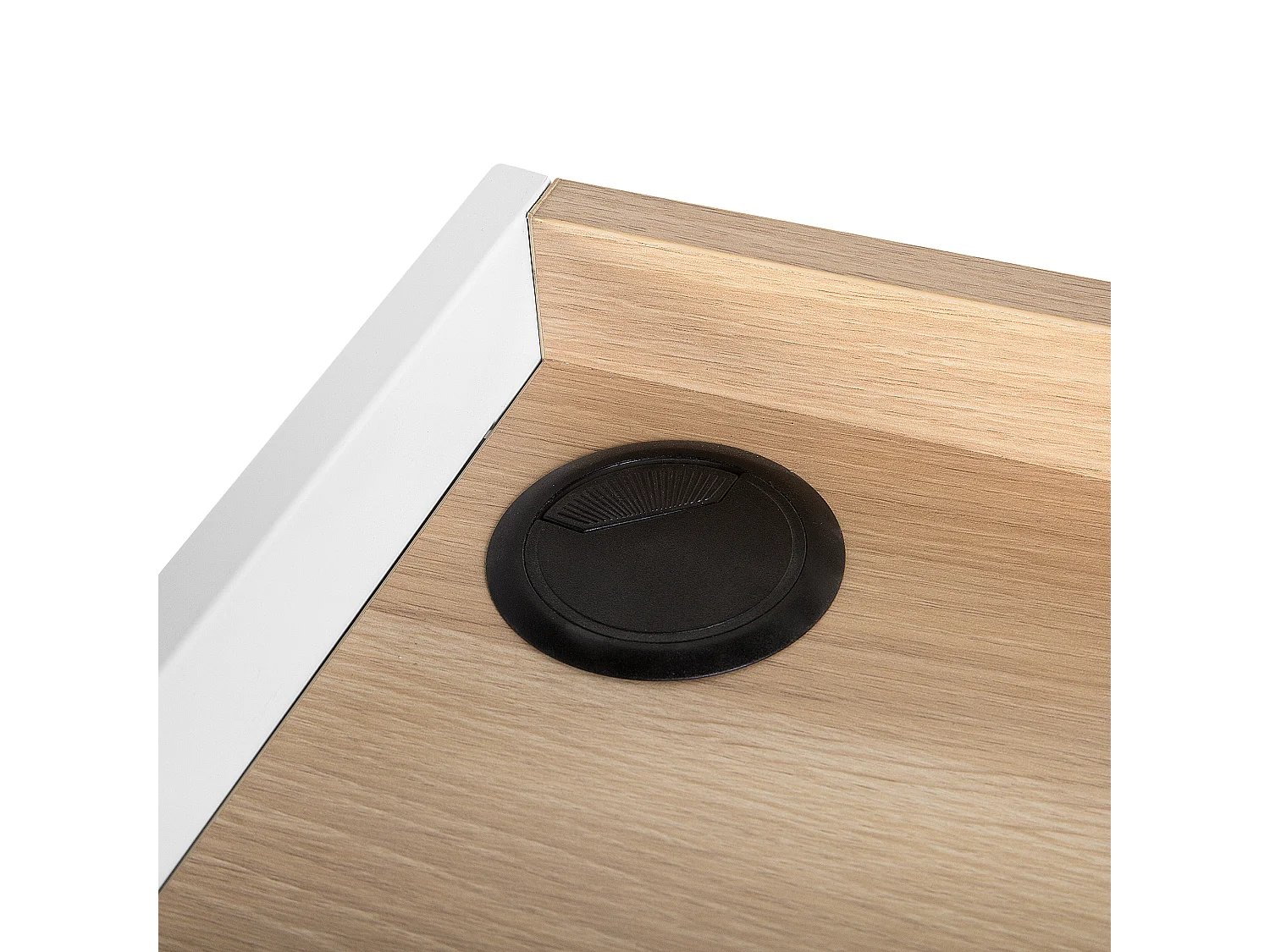 Table de bureau QUITO Blanc 120 cm 60 cm avec rangement