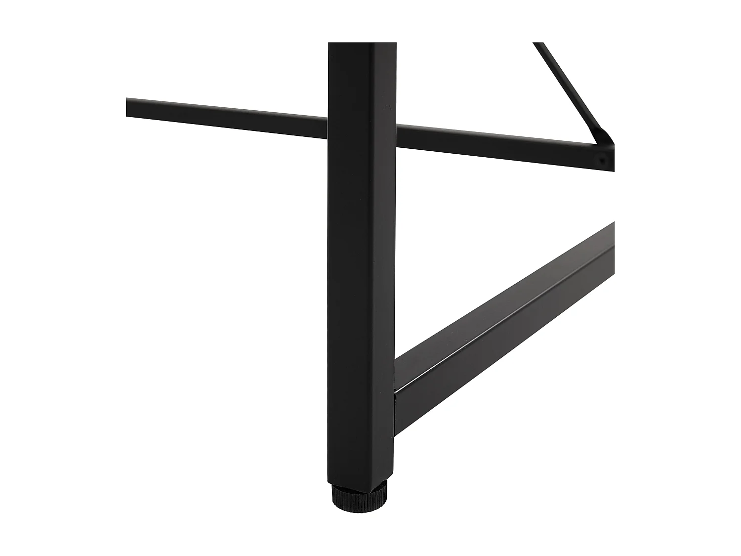 Table de bureau HINTON Marron/blanc 120 cm 60 cm avec rangement