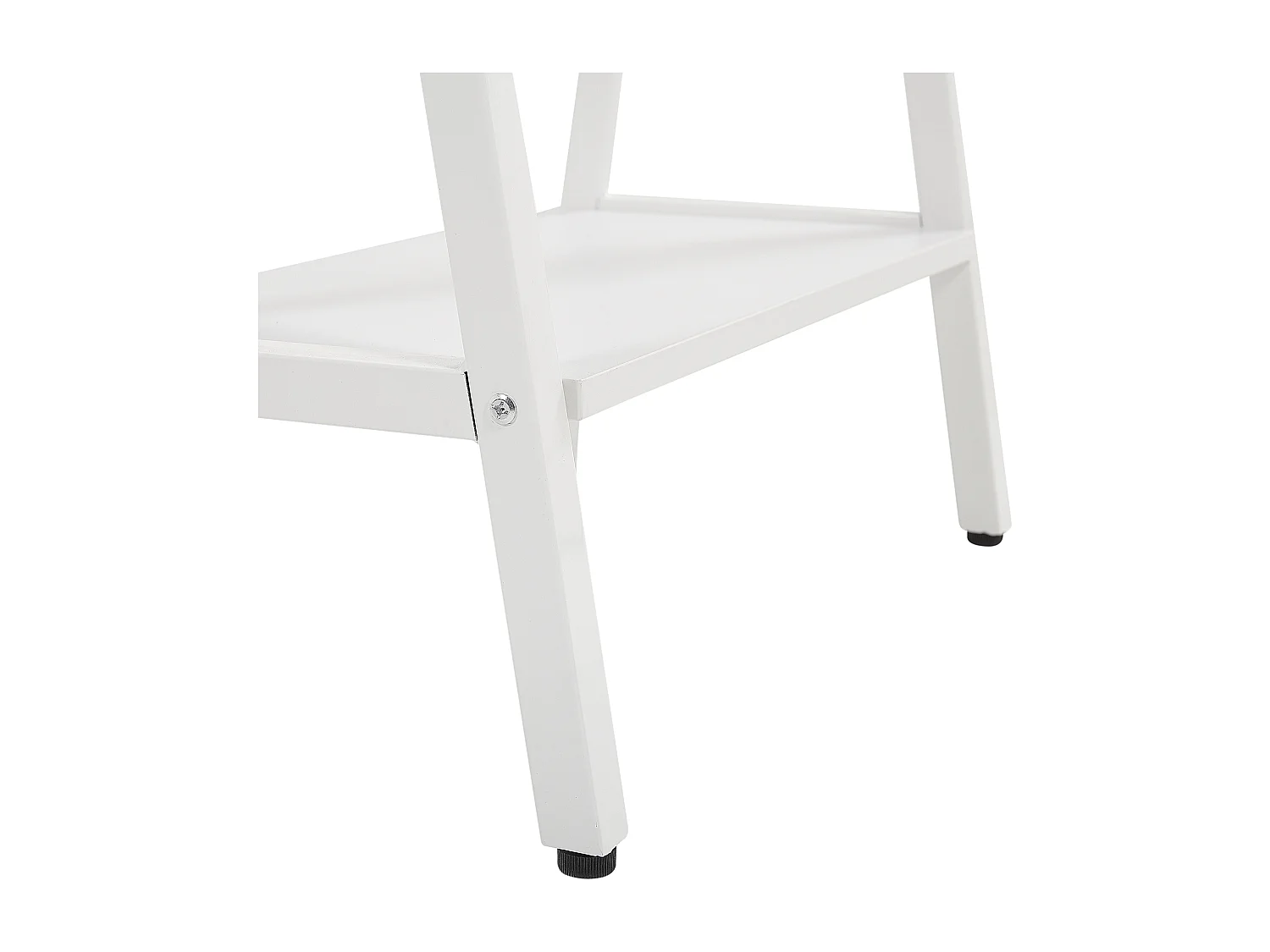 Bureau HEBER Bruin/wit 140 cm 60 cm met opbergruimte