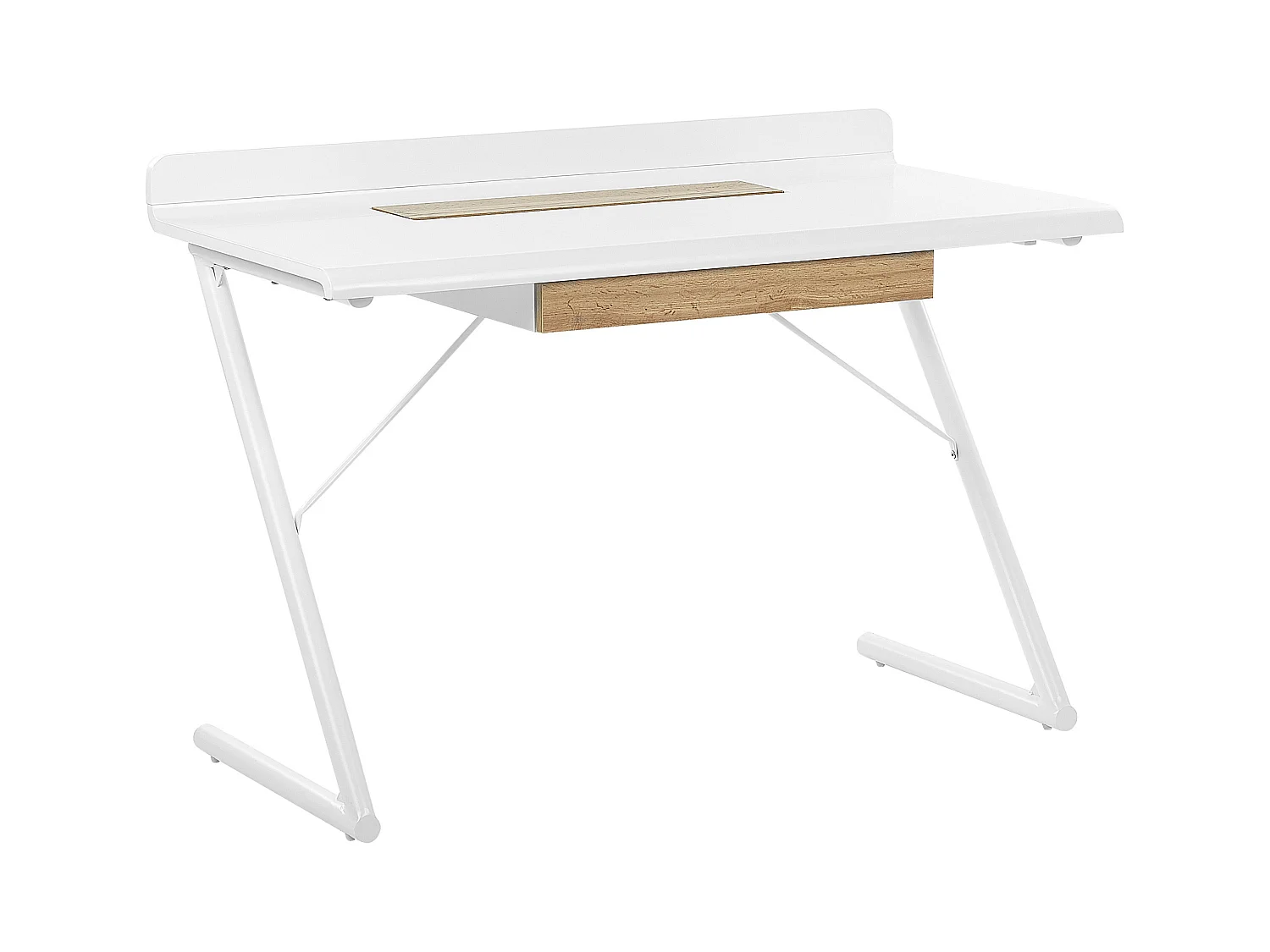 Table de bureau FOCUS Blanc 120 cm 60 cm avec rangement