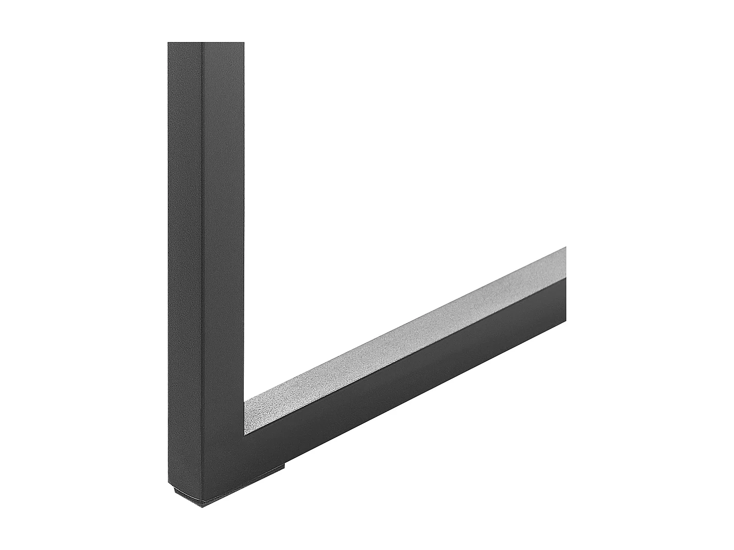 Scrivania legno chiaro e nero 120 x 59 cm GORUS