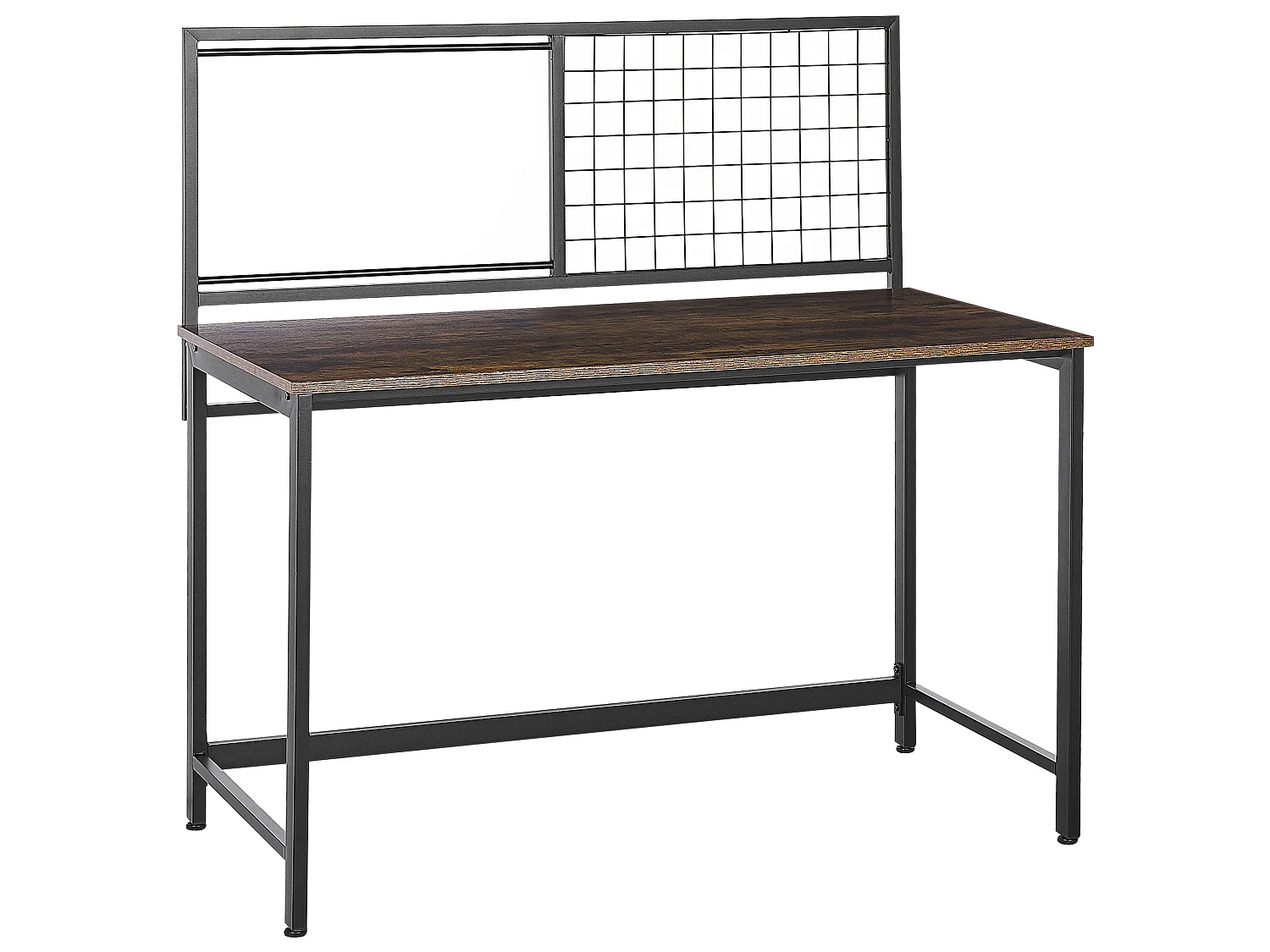 Scrivania con organizer VINCE Nero 118 cm 60 cm