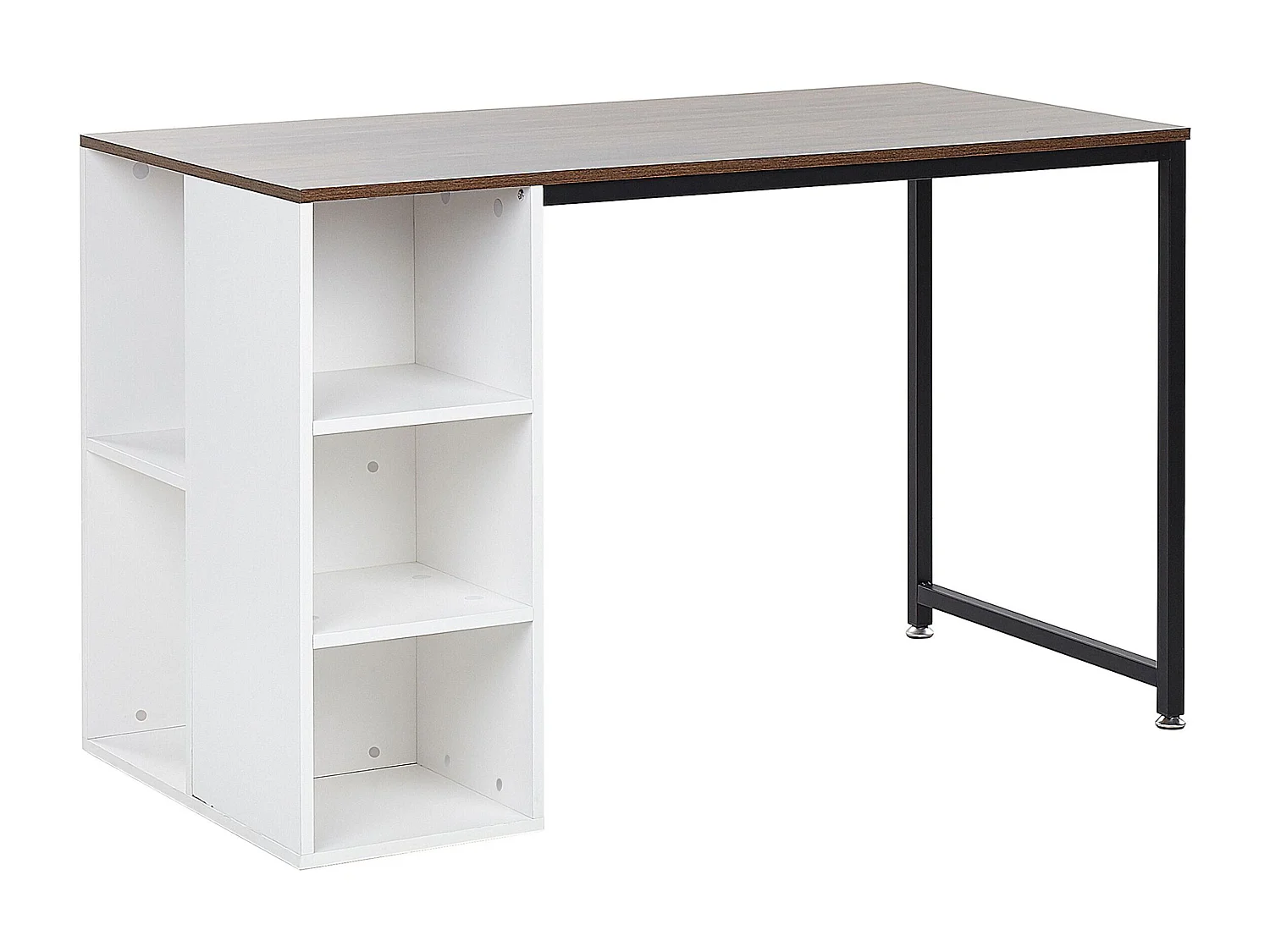 Schreibtisch DESE Braun / Weiss 120 cm 60 cm