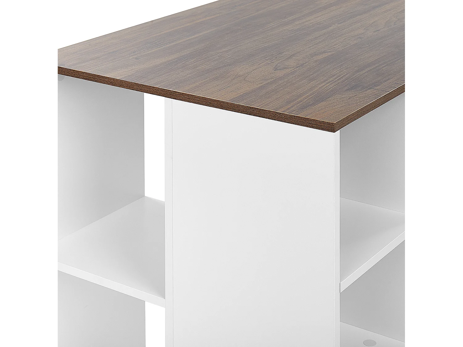 Schreibtisch DESE Braun / Weiss 120 cm 60 cm