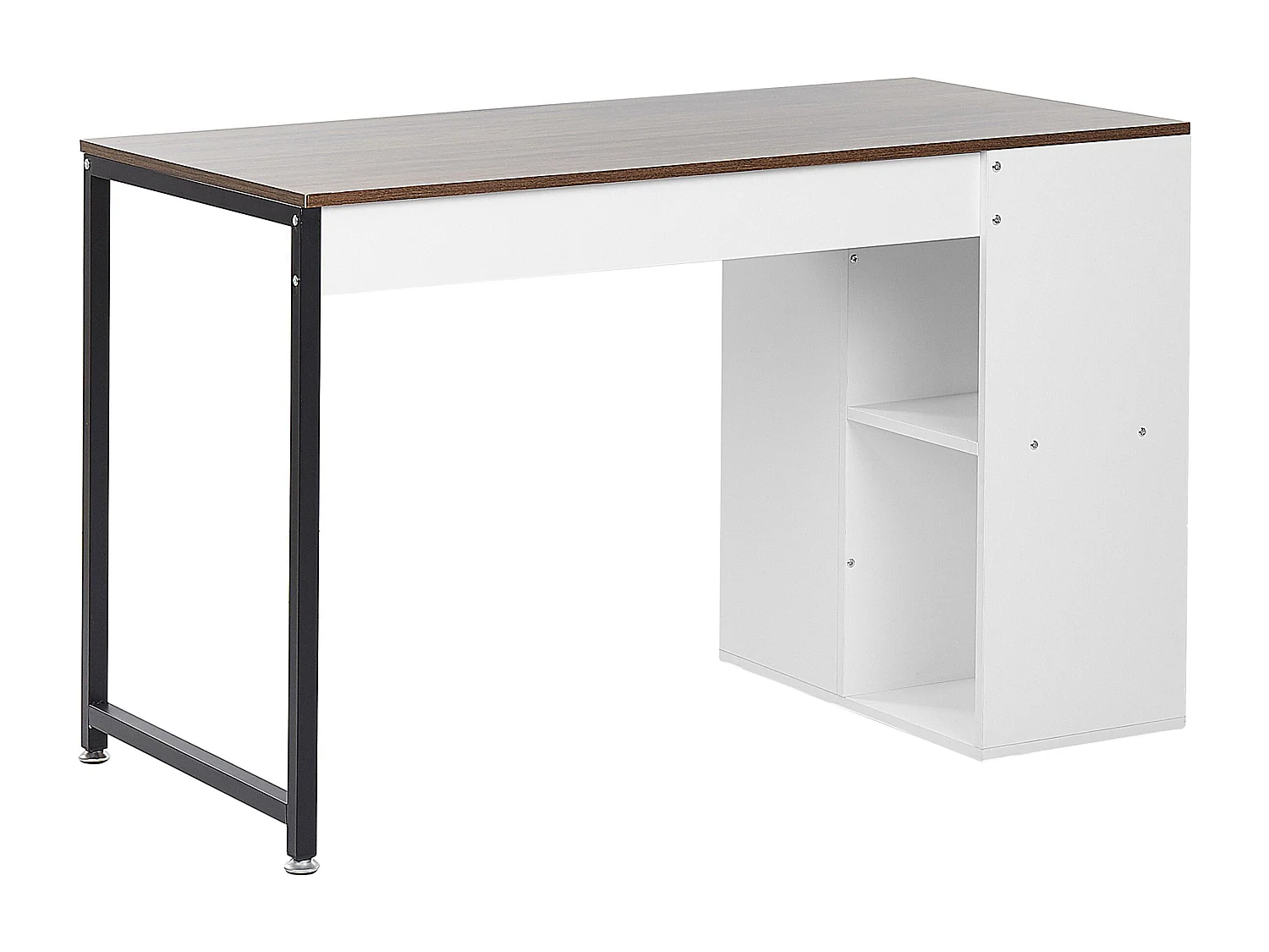 Schreibtisch DESE Braun / Weiss 120 cm 60 cm