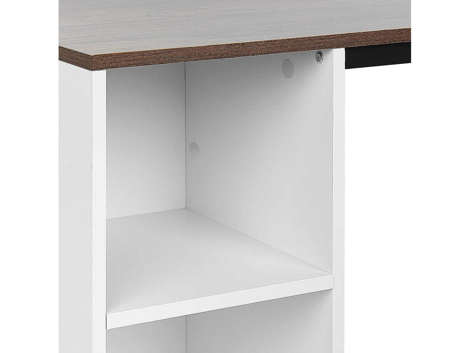 Schreibtisch DESE Braun / Weiss 120 cm 60 cm