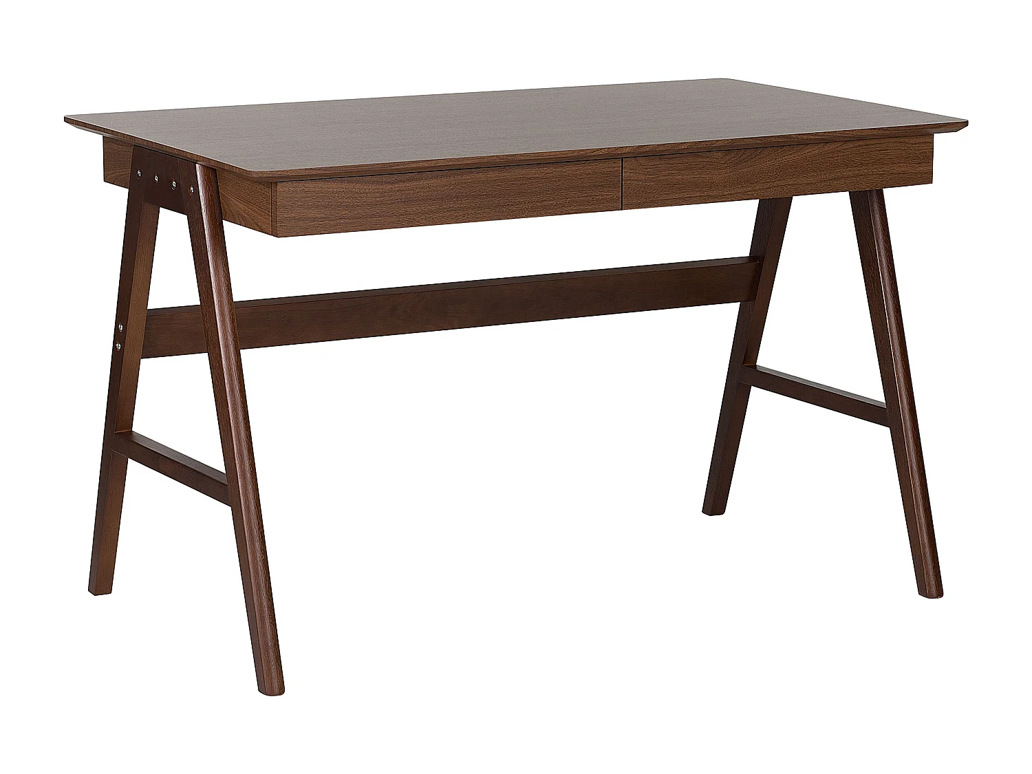 Scrivania SHESLAY Marrone scuro 120 cm 70 cm con contenitore