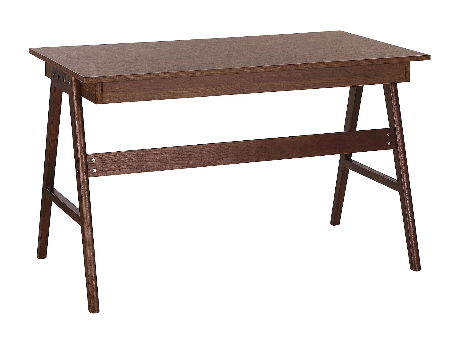 Scrivania SHESLAY Marrone scuro 120 cm 70 cm con contenitore