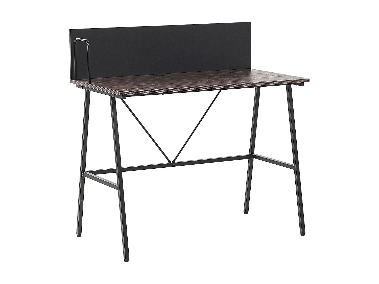 Table de bureau HASTINGS Marron/noir 100 cm 52 cm