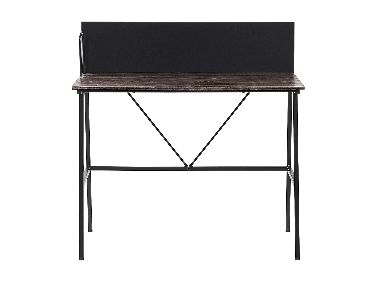 Table de bureau HASTINGS Marron/noir 100 cm 52 cm
