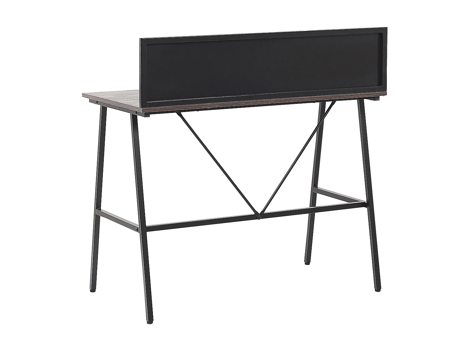 Table de bureau HASTINGS Marron/noir 100 cm 52 cm