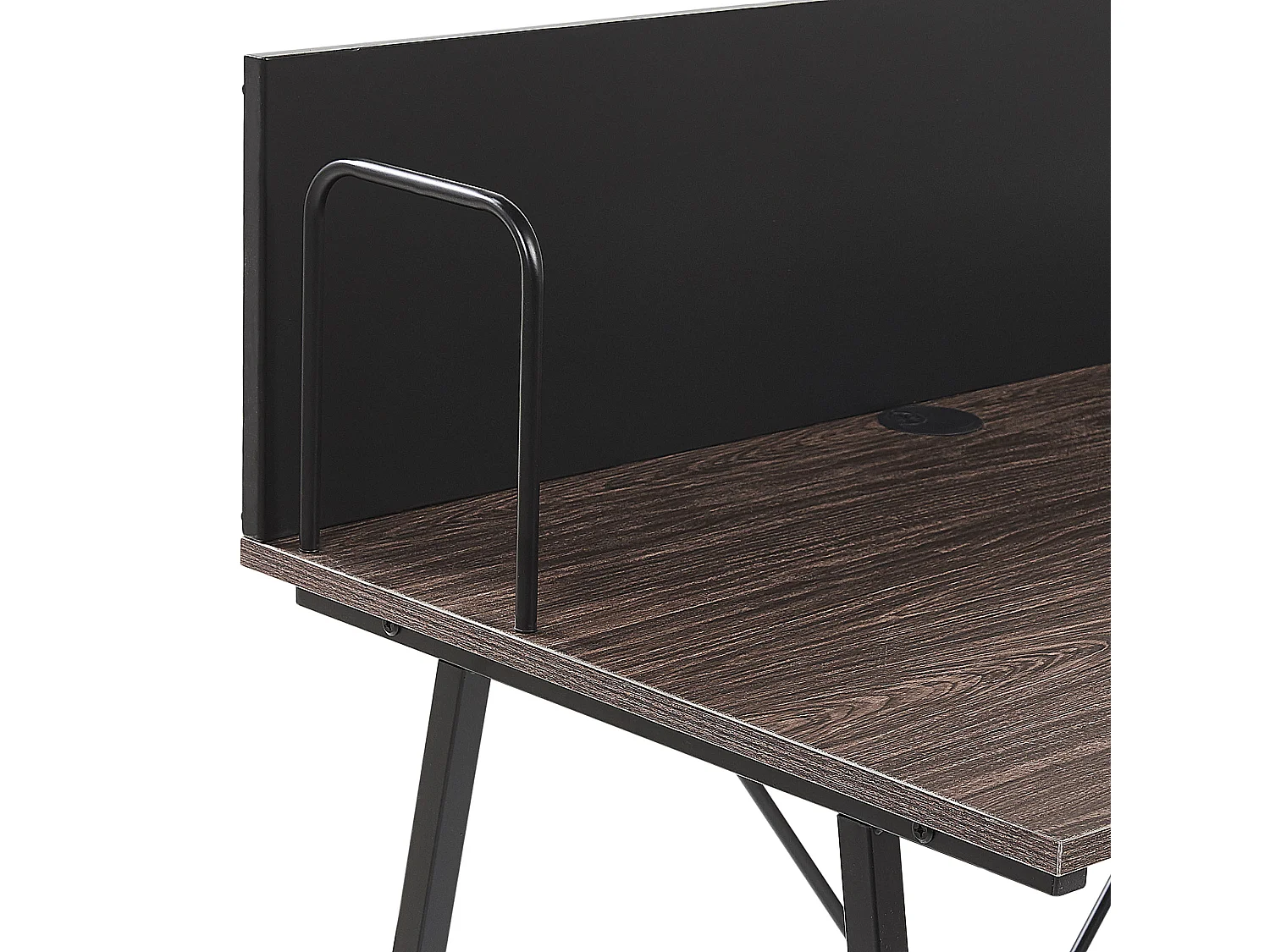 Table de bureau HASTINGS Marron/noir 100 cm 52 cm