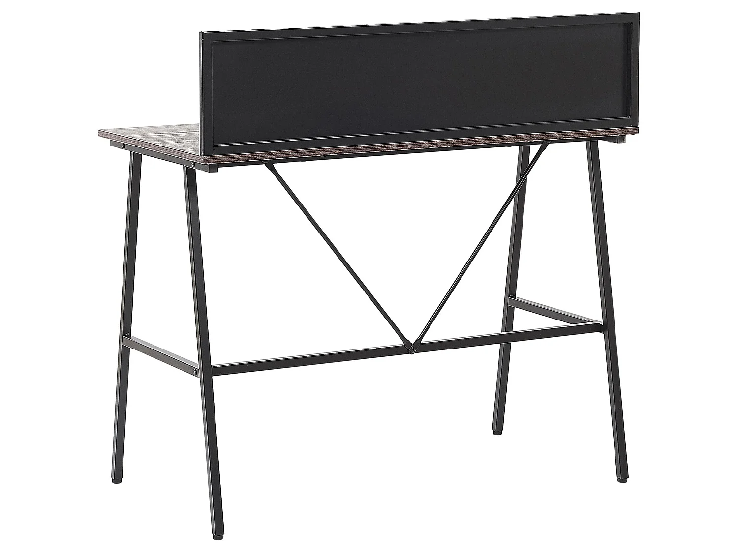 Skrivbord HASTINGS 100 cm 52 cm Brun/ Svart