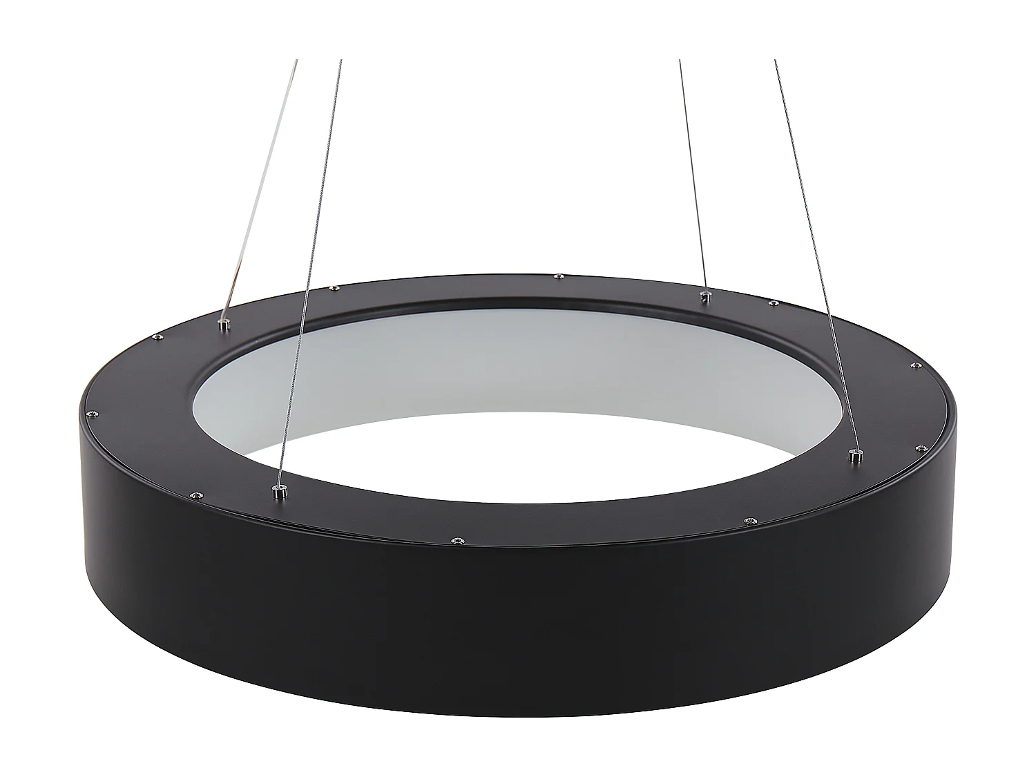 Lampe LED suspendue LENYA Métal Noir