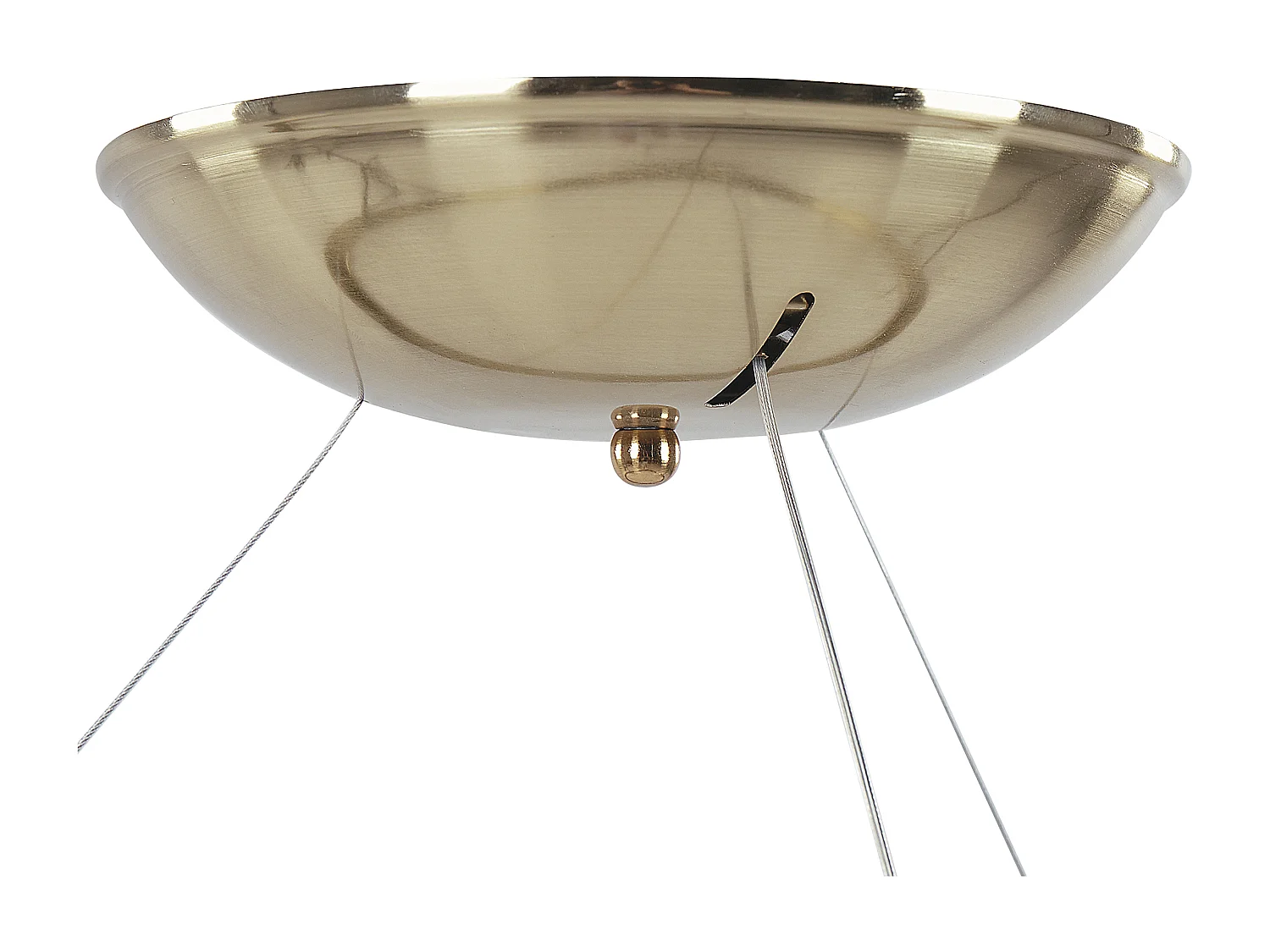 Lámpara LED colgante KRABURI Metal Dorado