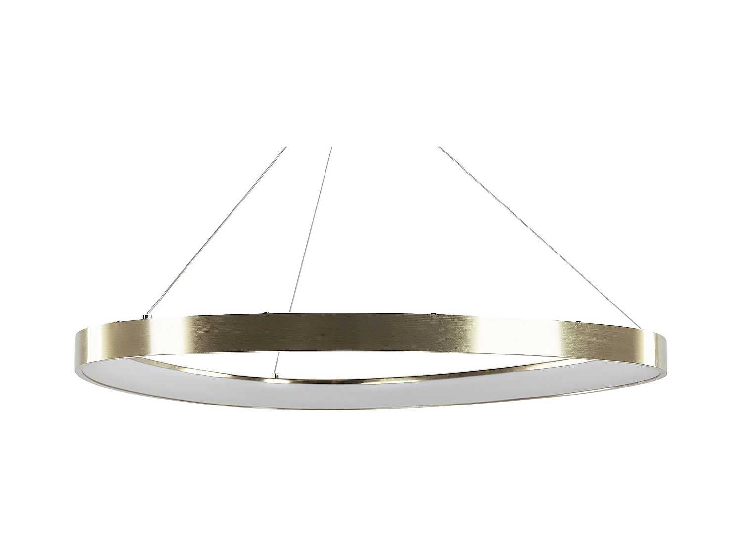 Lampe LED suspendue KRABURI Métal Doré