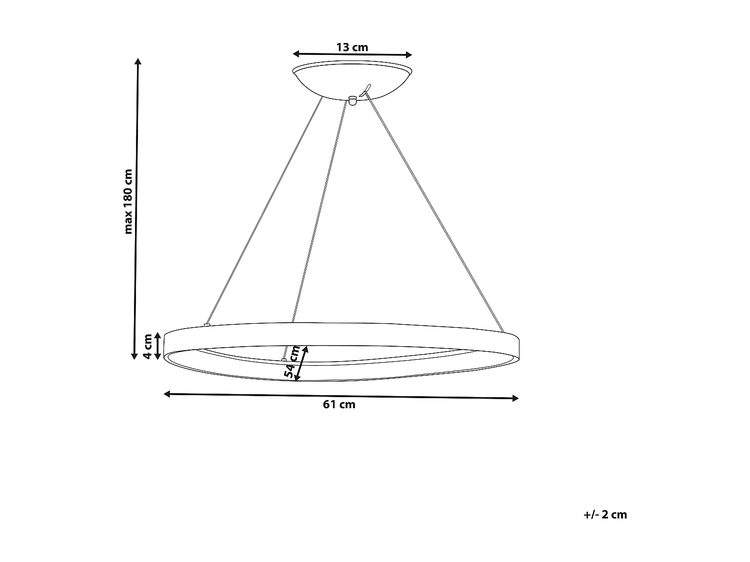 LED hanglamp KRABURI Metaal Goud