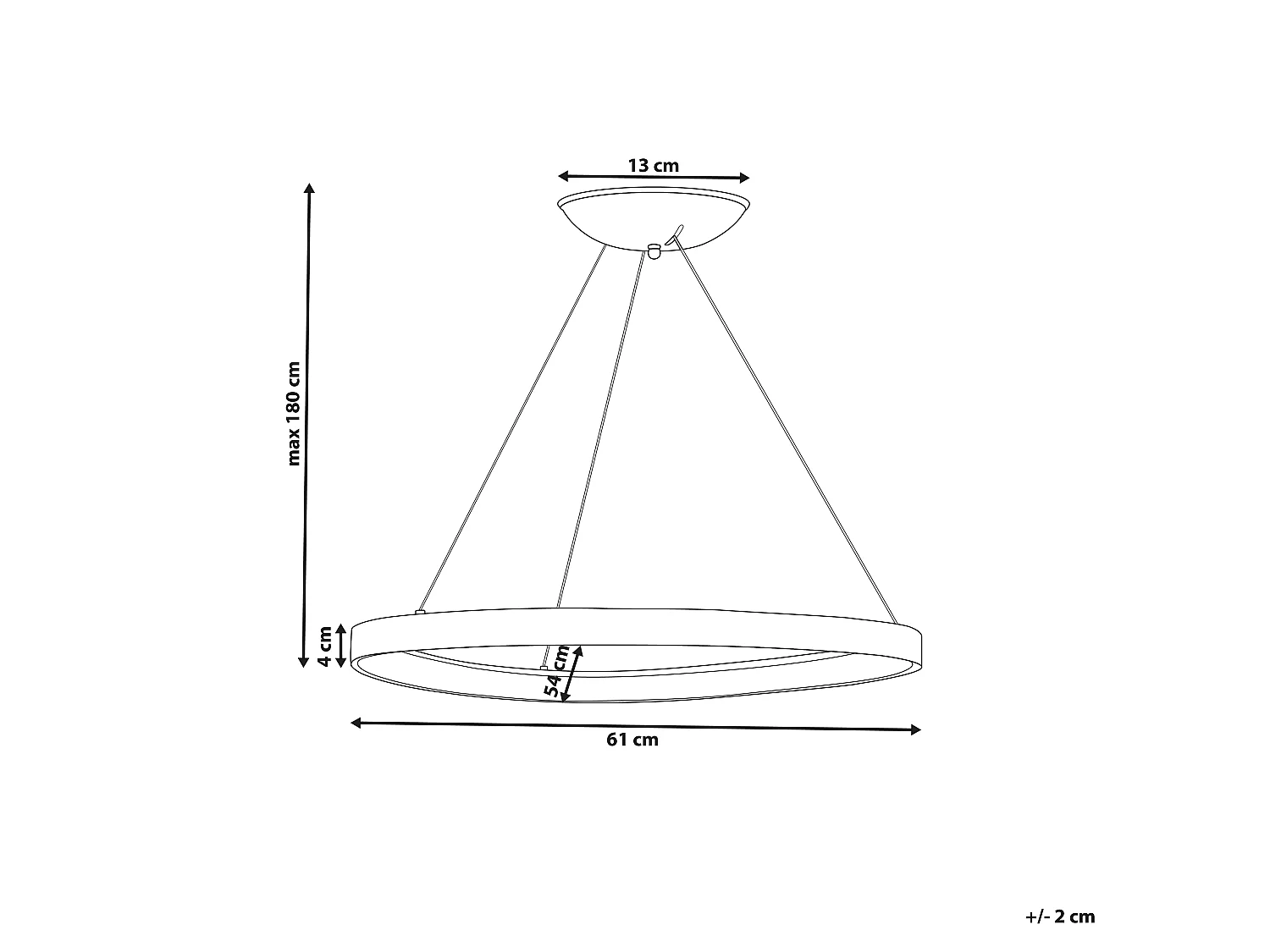LED Hängelampe KRABURI Metall Gold