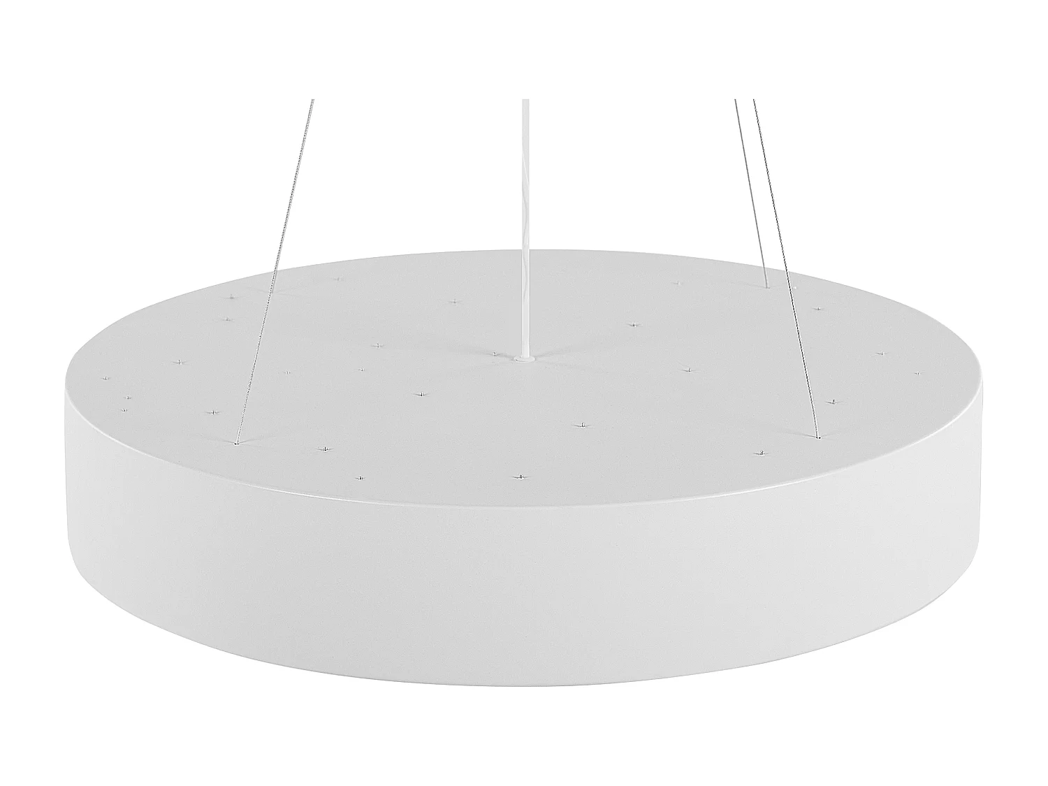 Candeeiro LED suspenso BALILI Metal Branco