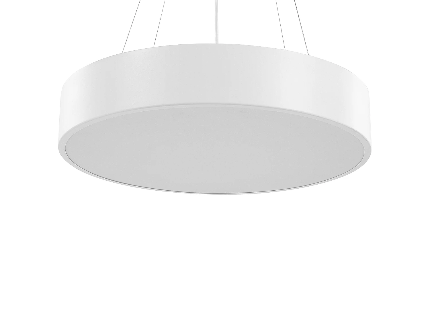 Candeeiro LED suspenso BALILI Metal Branco