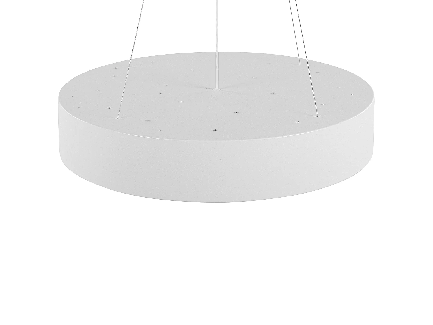 Candeeiro LED suspenso BALILI Metal Branco
