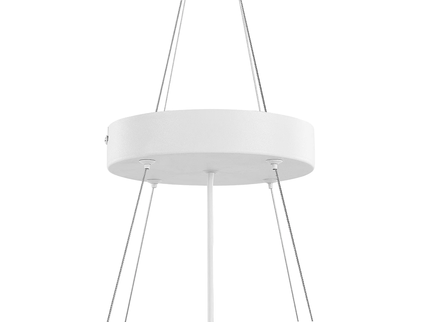 Candeeiro LED suspenso BALILI Metal Branco