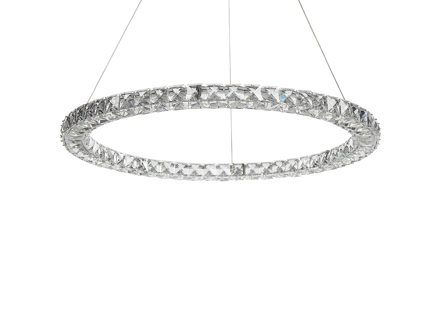 LED Pendant Lamp MAGAT Crystal Silver