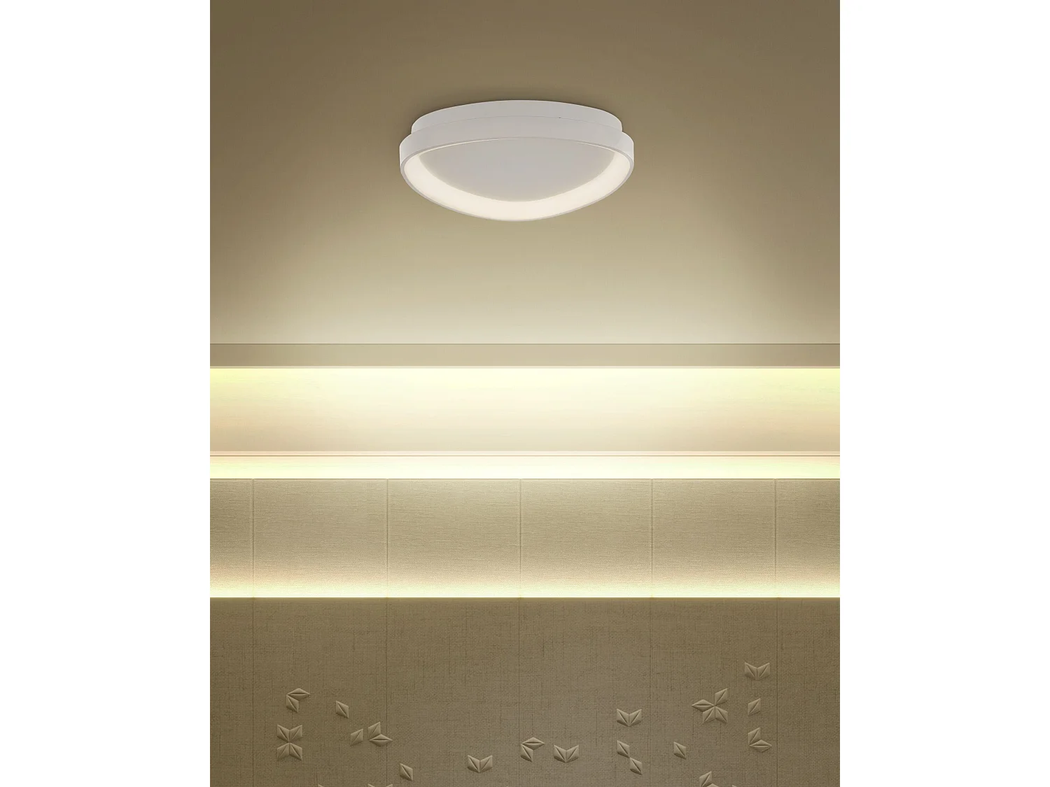 Lampa sufitowa LED NANDING Metal Biały