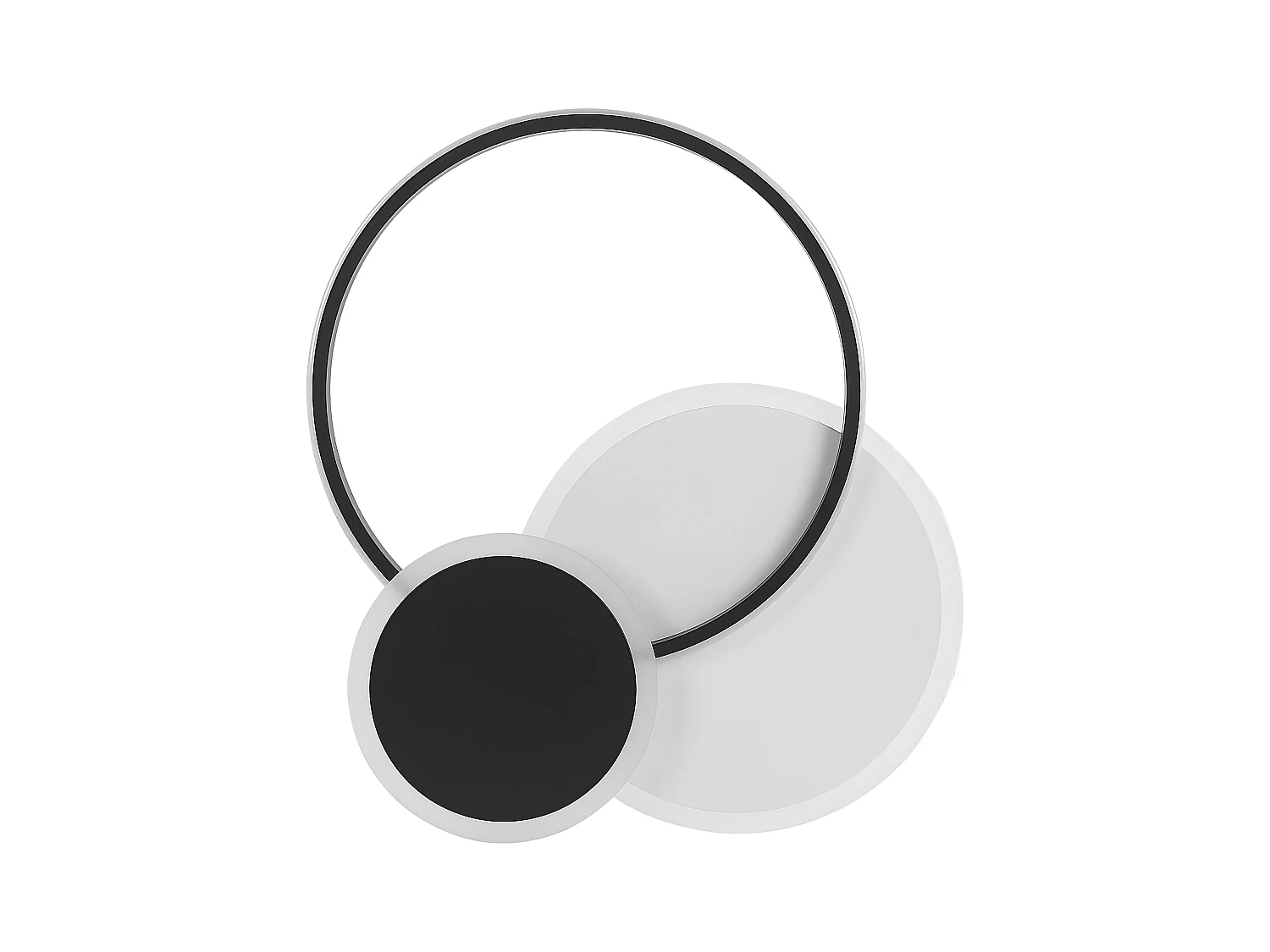 Candeeiro de teto LED ZAMI Metal Preto