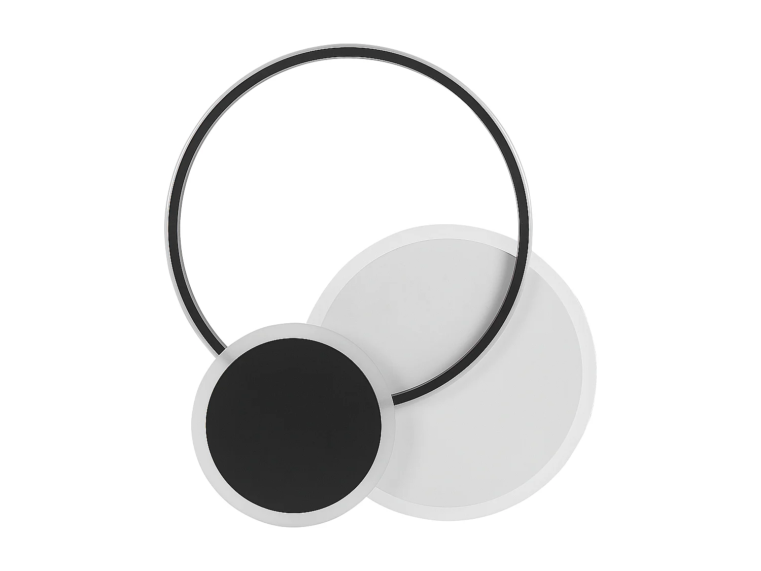 Plafonnier à LED ZAMI Métal Noir