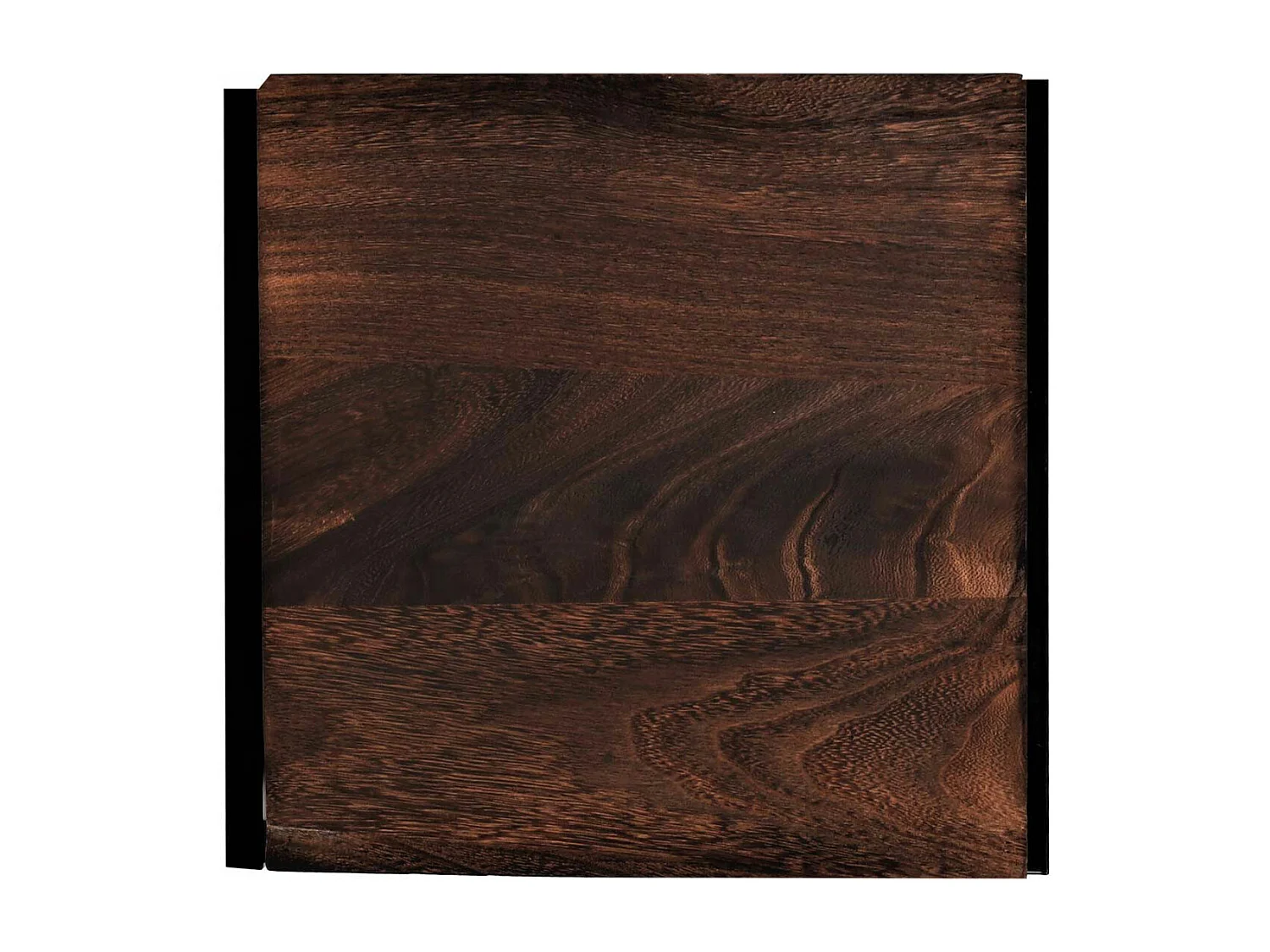 Scaffale portavasi 2 ripiani decorativo da interno HWC-K71 MDF legno 61cm legno scuro