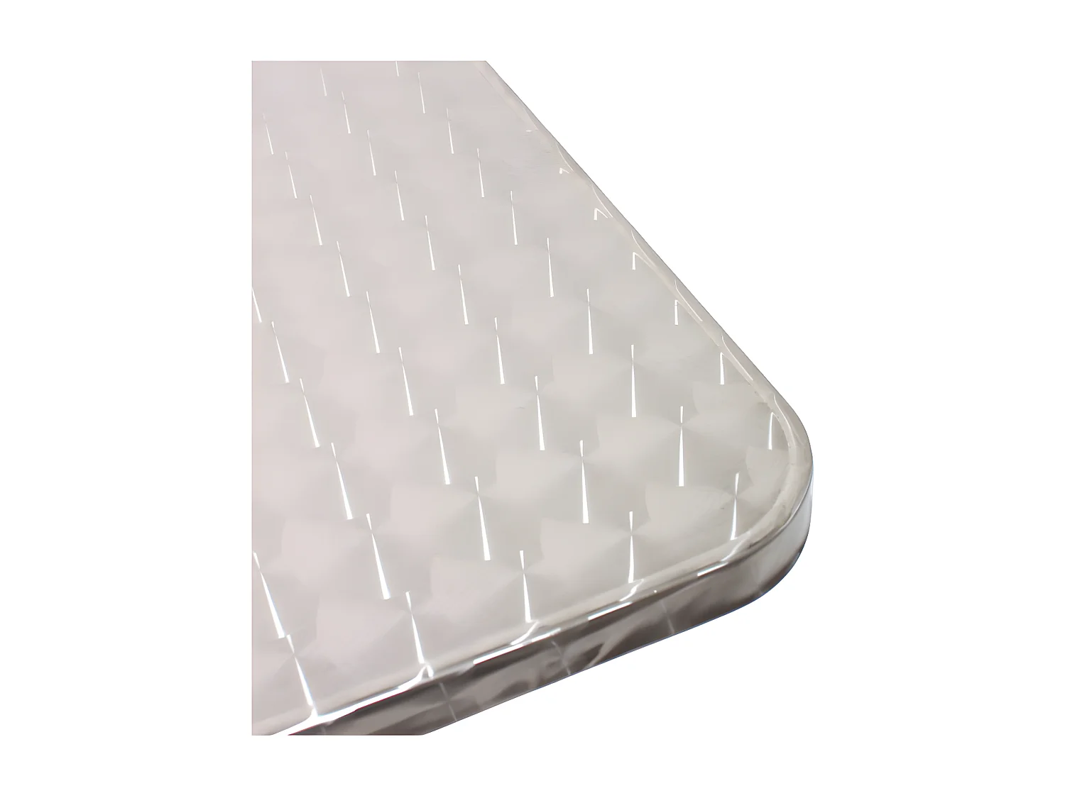 Set 10x tavoli bistro bar giardino M28 alluminio quadrato 60x60x70cm