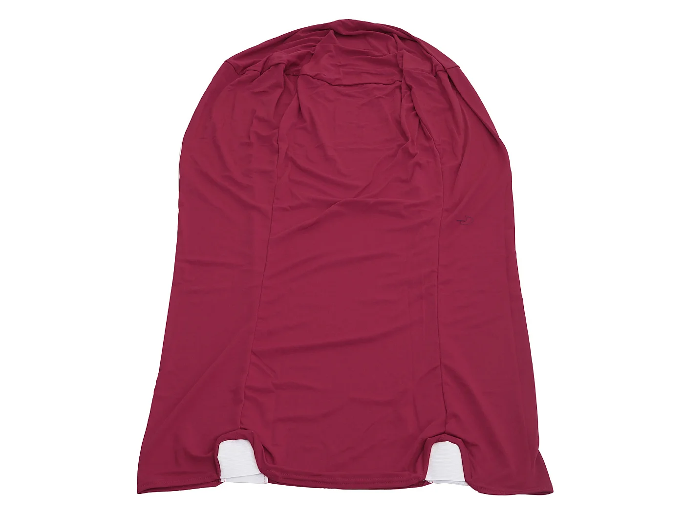 Tavolo bistro bar M28 alluminio 60x60x70/110cm con copritavolo elasticizzato bordeaux