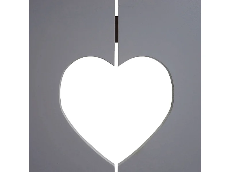 Penderie murale HWC-C89 Home - Penderie panneau Penderie - Shabby-Look Vintage - 8 Crochets 91x60cm - grau-blau