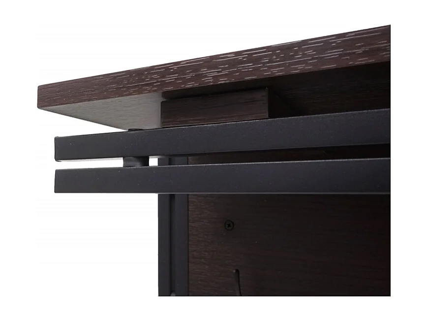 Porte-manteau mural HWC-A27, étagère porte-manteau, 4 crochets 24x75x24cm structure 3D - marron foncé