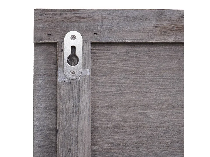 Portemanteau mural HWC-C89, FAMILY, 8 crochets, 60x90cm - brun shabby