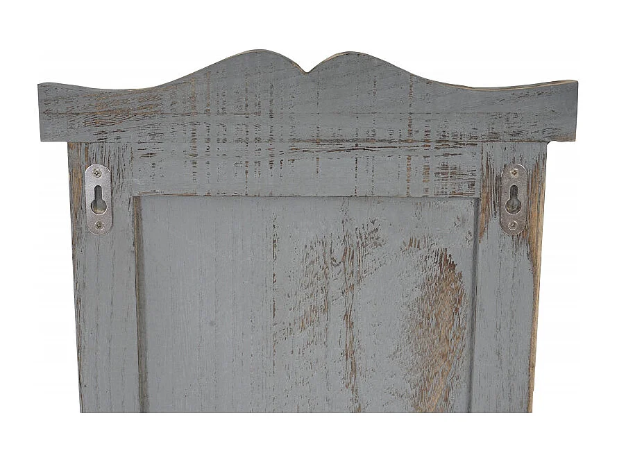 2x patère, portemanteau, vestiaire ouvert, 28x3,5x109cm, shabby, vintage, gris