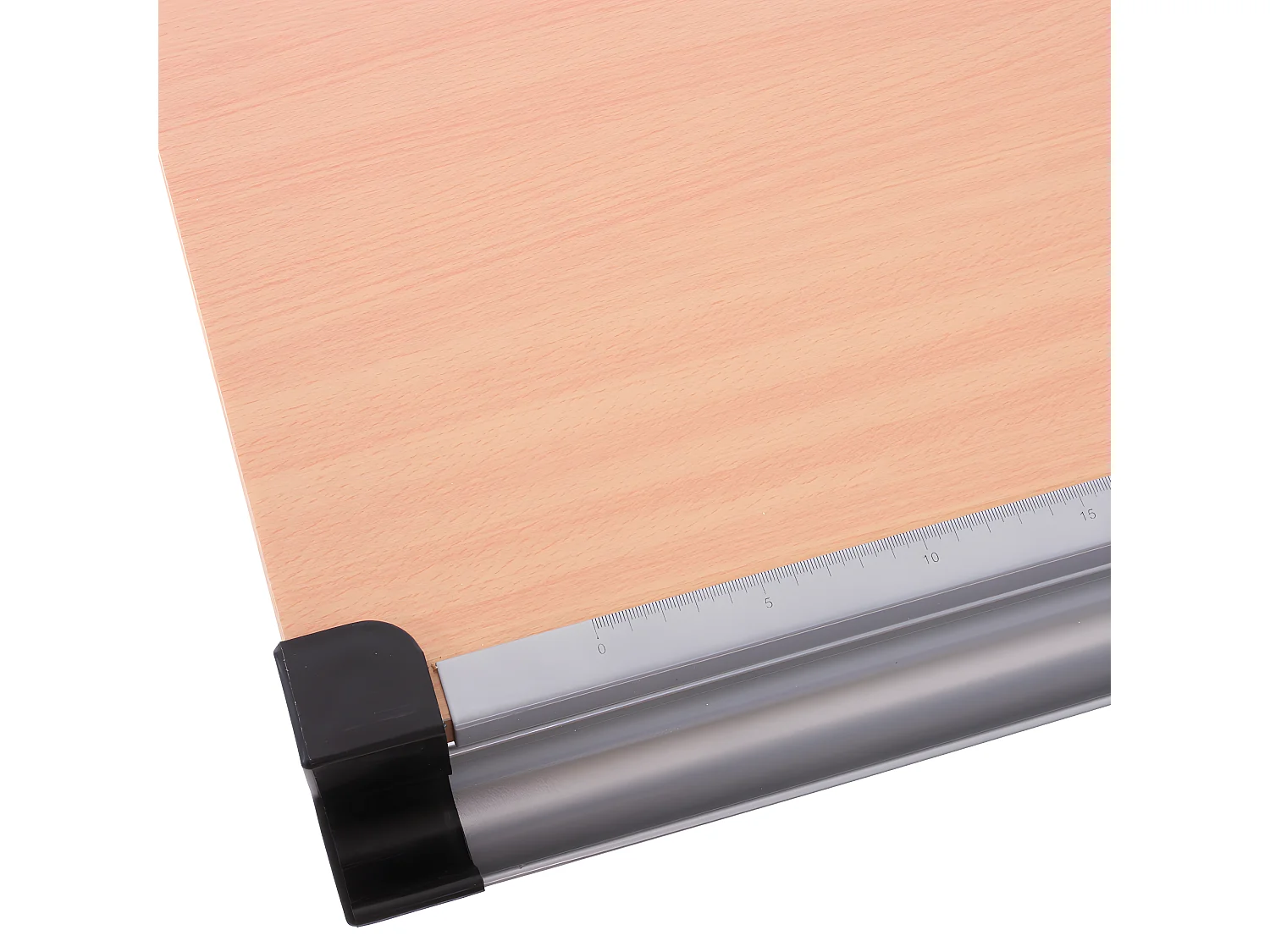 Bureau d'enfant OXFORD, réglable en hauteur, inclinable - nature, hêtre