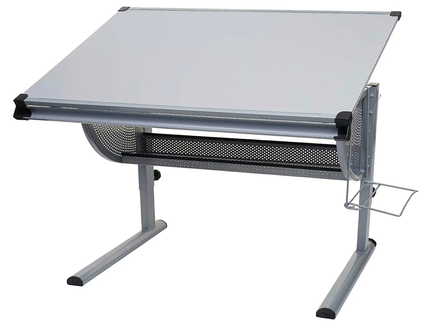 Bureau pour enfants/jeunes Bureau d'écolier Bureau de bureau Oxford, réglable en hauteur, inclinable