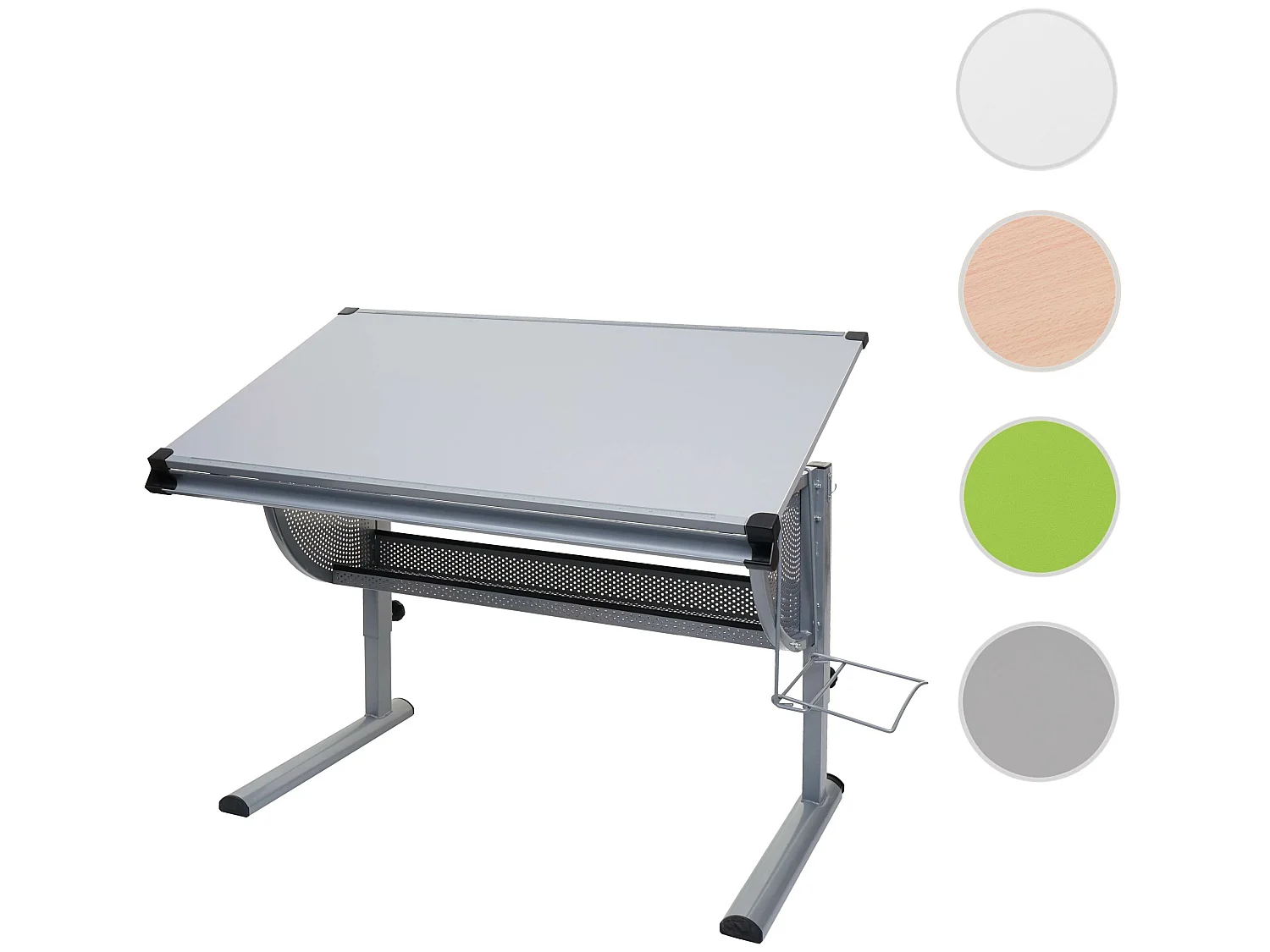 Bureau pour enfants/jeunes Bureau d'écolier Bureau de bureau Oxford, réglable en hauteur, inclinable