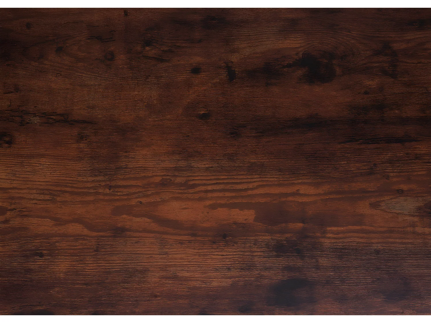 Scrivania tavolo tavolino ufficio HWC-K80 metallo MDF melaminico 120x60cm legno scuro