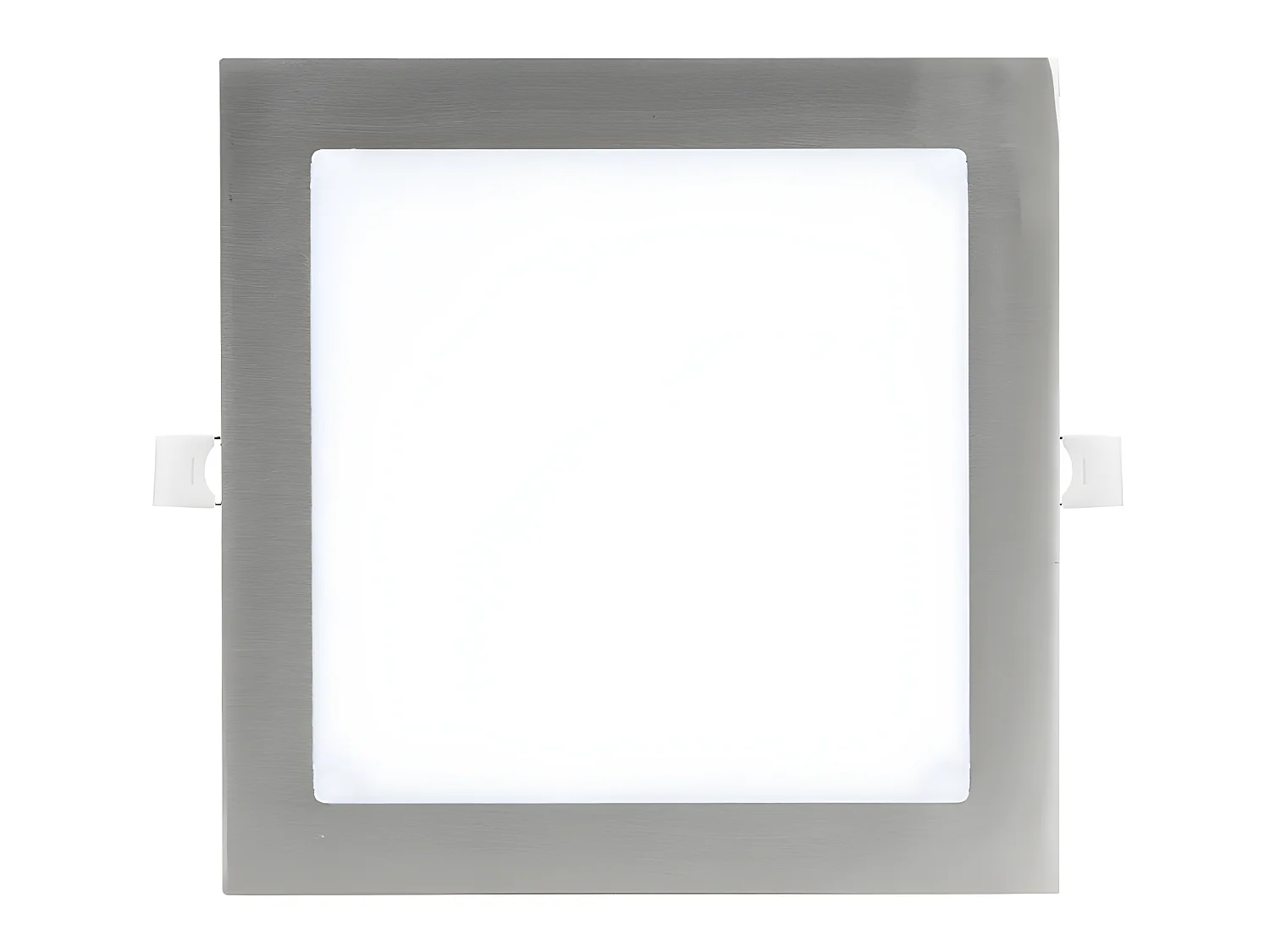 Downlight Abaco Niquel Cuadrado Led 18w 3000-4000-6500k