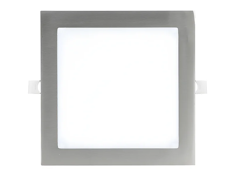 Downlight Cuadrado Modelo Abaco Niquel Abaco 12w