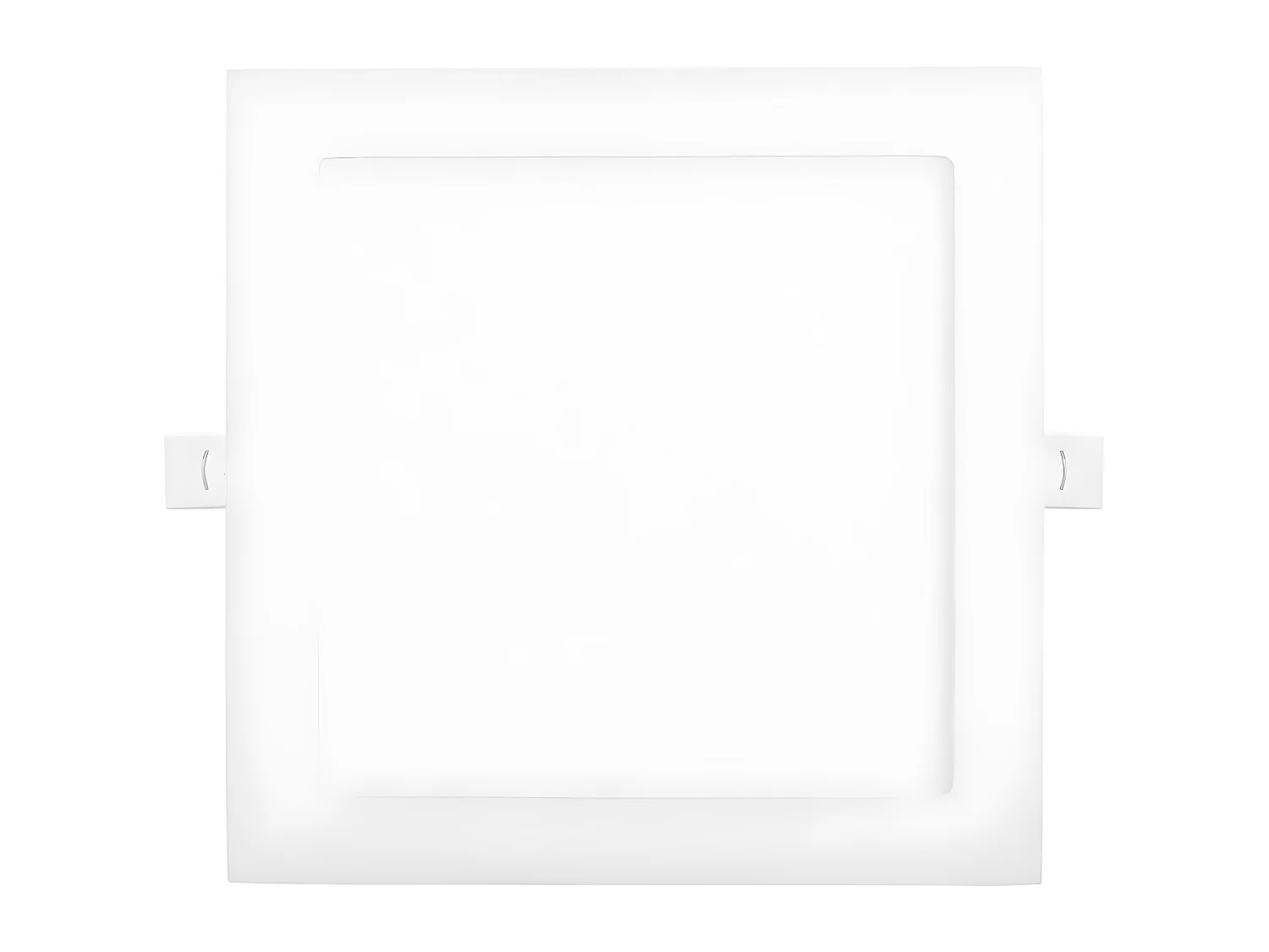Downlight Blanco Cuadrado De Empotrar Modelo Abaco Led 12w