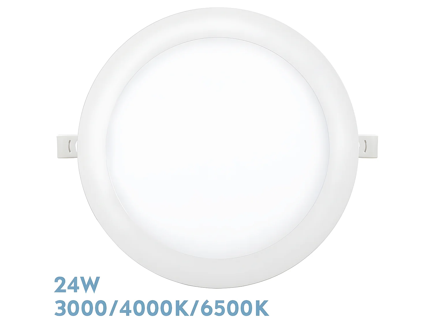 Downlight Empotrable Silex Blanco Led 24w 3000-4000-6500k