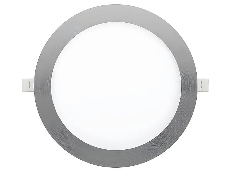 Downlight Redondo Modelo Silex Led Niquel 18w 3000-4000-6500k