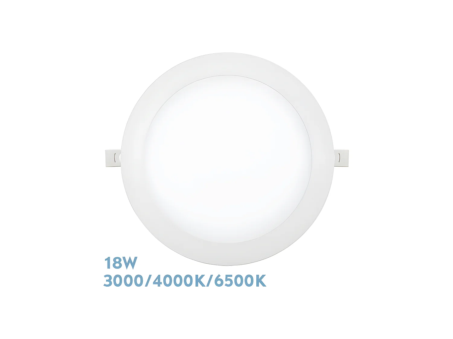 SILEX Encastrable Rond Blanc 18W 3000-4000-6500K FABRILAMP