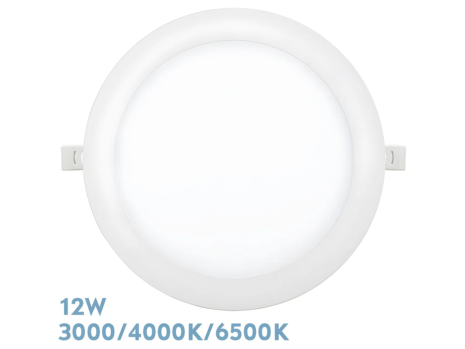 SILEX LED 12w Downlight Rond Blanc 3000-4000-6500k FABRILAMP