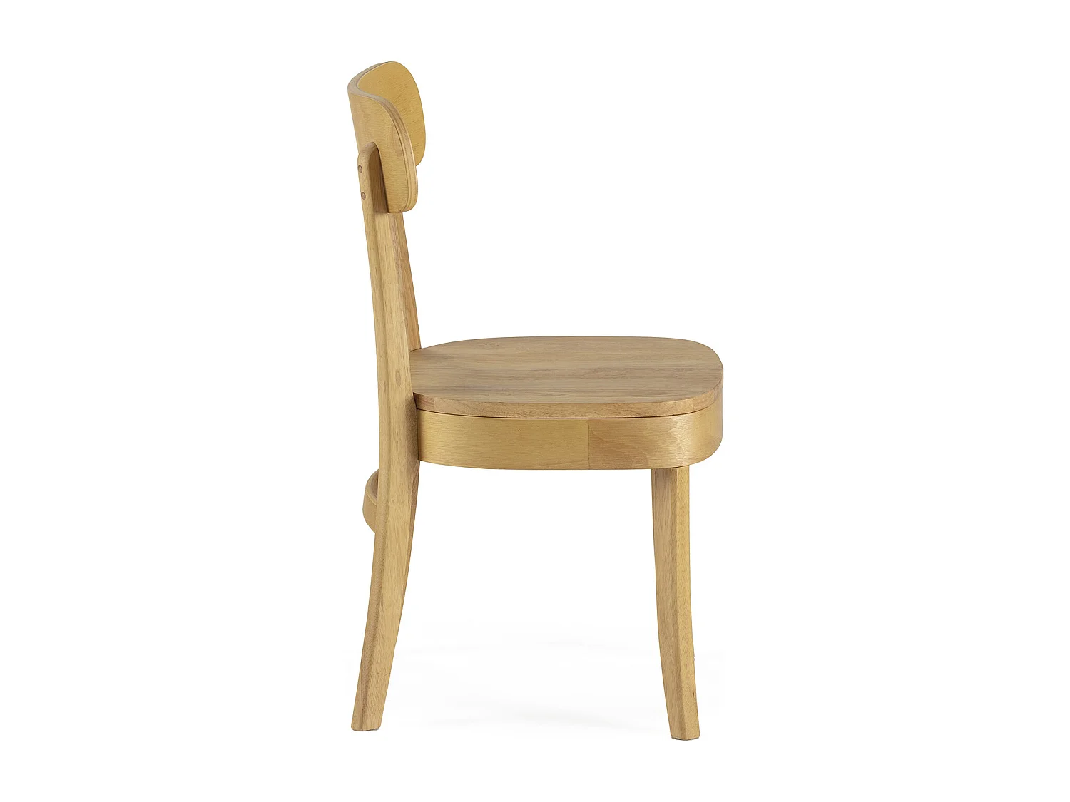 Set van 2 stoelen Nala Kleur Eikenhout, Massief Hout