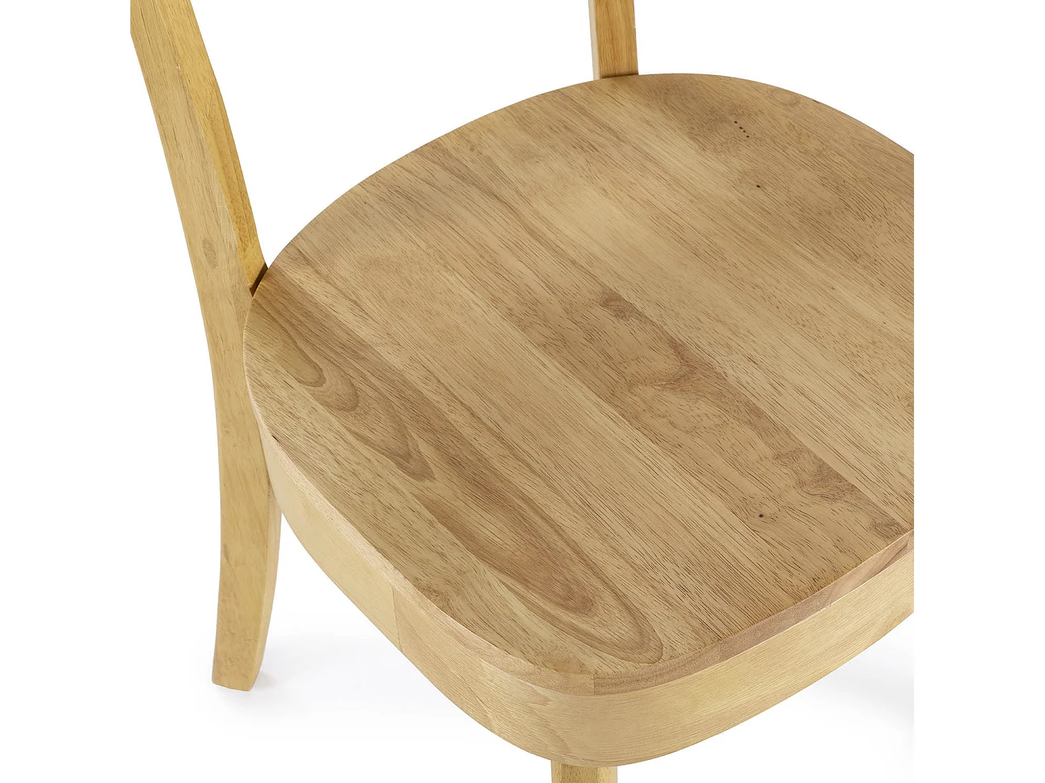 Set van 2 stoelen Nala Kleur Eikenhout, Massief Hout